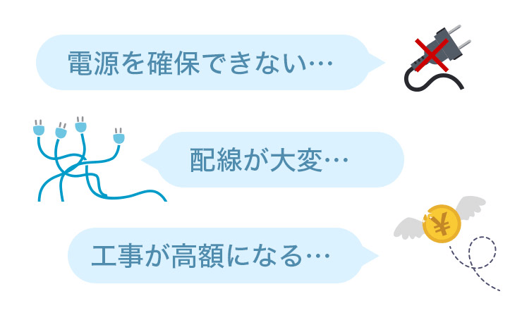 防犯カメラの設置は敷居が高い