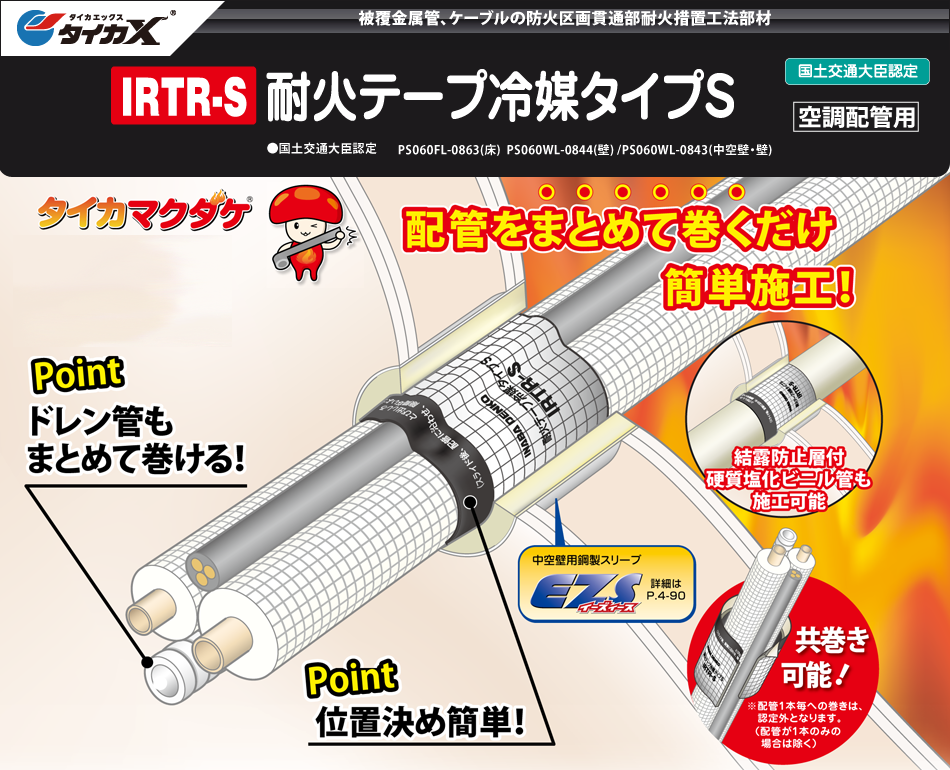 サファイヤープロシリーズ IRM-Pマンション用耐火パテ
