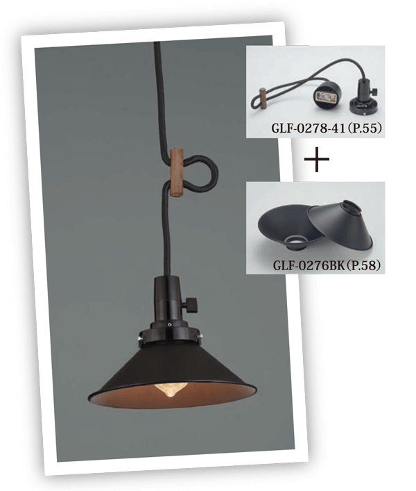 GLF-0278-41 (P.55) + GLF-0276BK (P.58) 