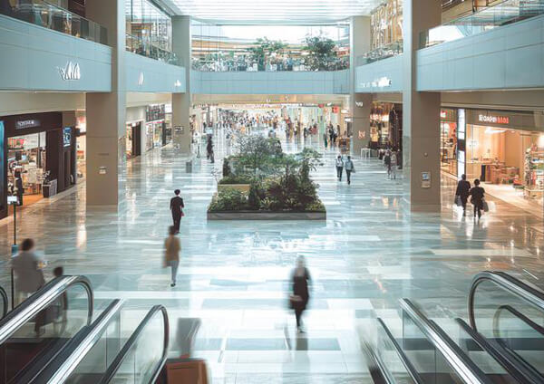 商業施設の通路・ロビー