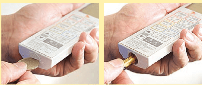 電池の交換もカンタン!