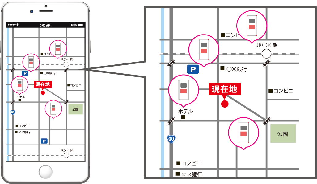 マップ表示機能